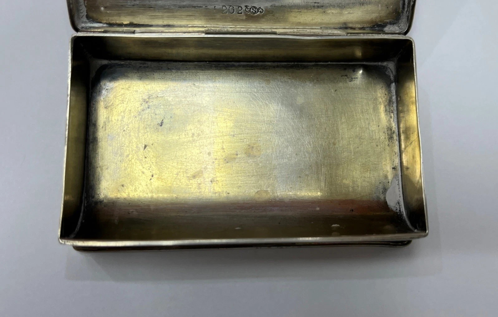 Vintage 925 Sterling Silver Cigarette Case, 97.3 g