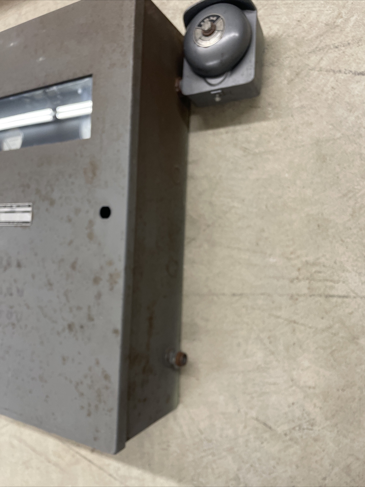 Vintage Retro Fire Alarm Signal Panel 4201-2 IBM Slate Back CLEAN! VERY RARE!