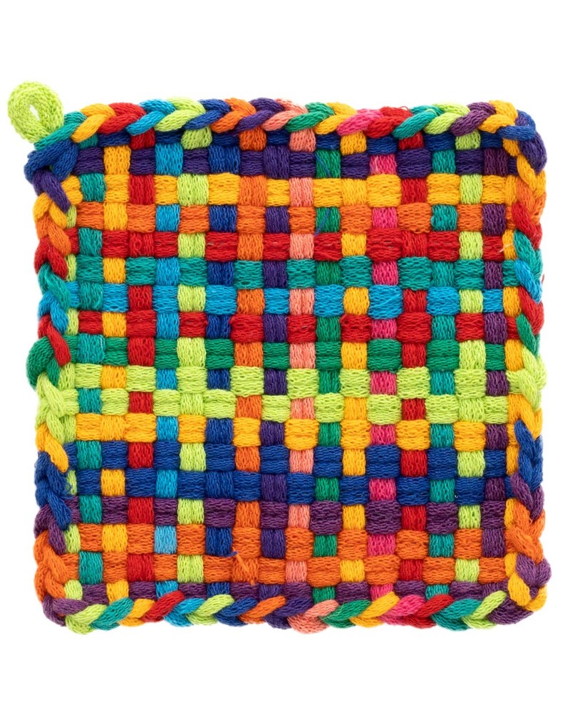 Friendly Loom | 7” Traditional-Sized Multicolor Potholder Weaving Loops | Cra...