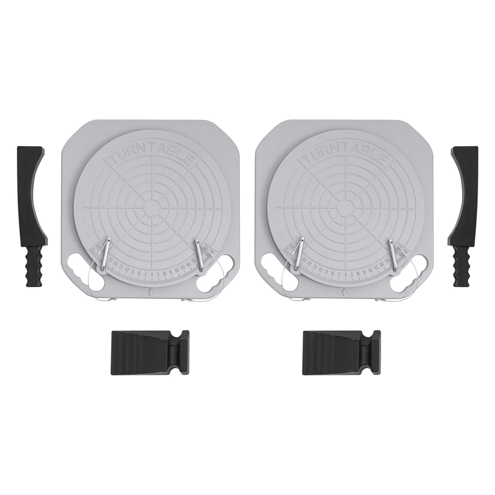 5 Ton Wheel Alignment Turn Plates Car Truck Front End Wheel Tool Durable 1 Pair