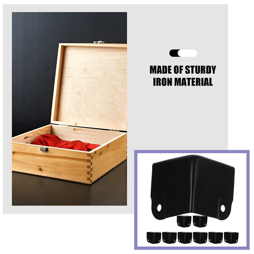 12 Pcs Cabinets Box Protective Guards Metal Corner Protector Edge Protectors
