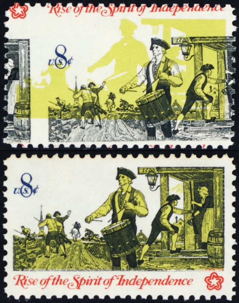 1479, Mint NH 8¢ Massive Color Shift Error With Normal Stamp ** Stuart Katz