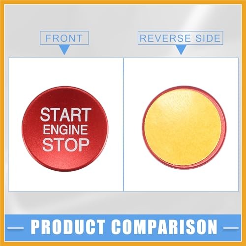 Engine Start Stop Ignition Button Overlay Cover Decal Interior Trim Sticker