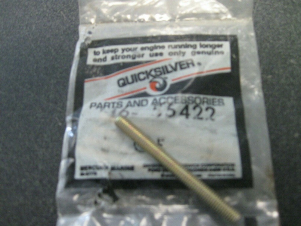 MERCURY MARINE VISUAL WARNING STUD PART NUMBER 55422 JO43