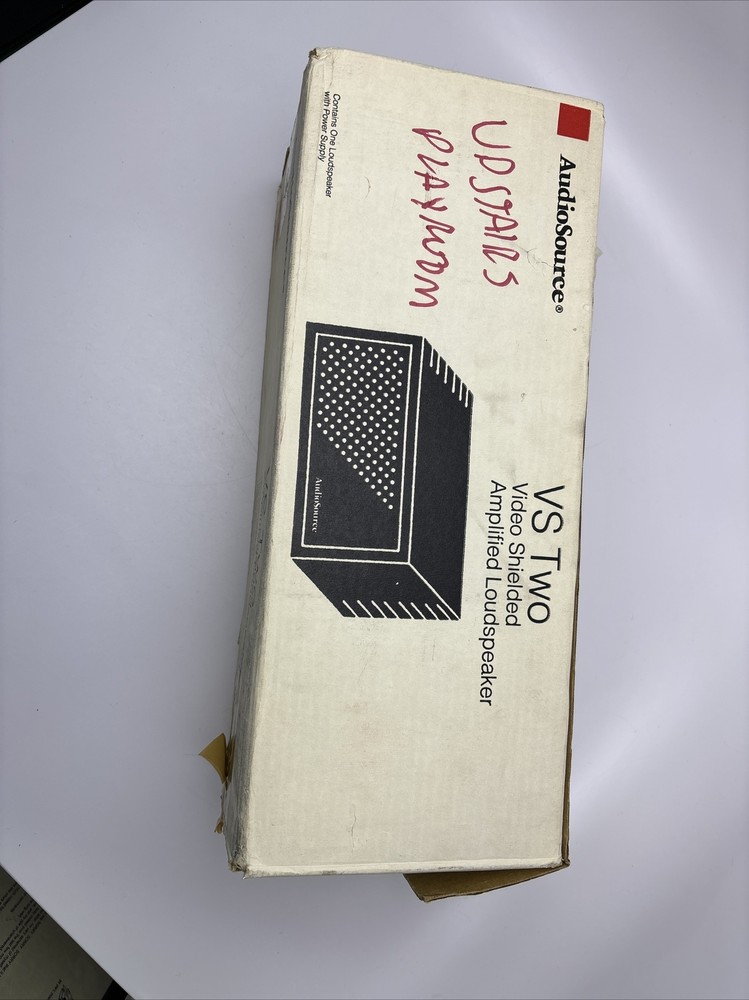 AudioSource Model VS Two Powered Speaker Video Shielded Amplified Loudspeaker