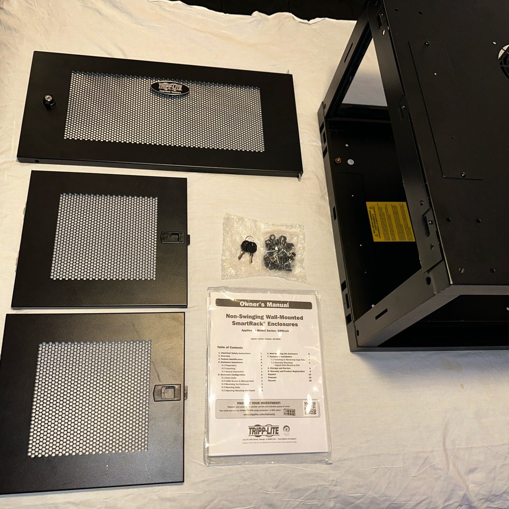 Tripp Lite SmartRack 6U Server Rack SRW6U, Wall-Mount, Vented, 200lb, Locking