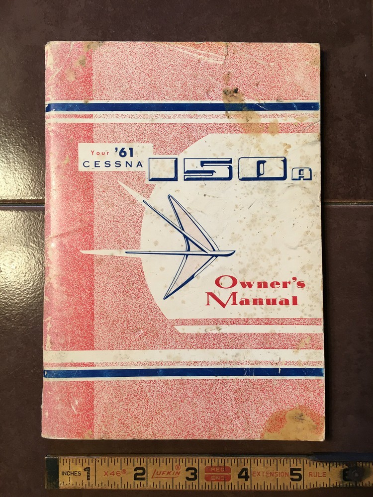 1961 Cessna 150 Owner's Manual