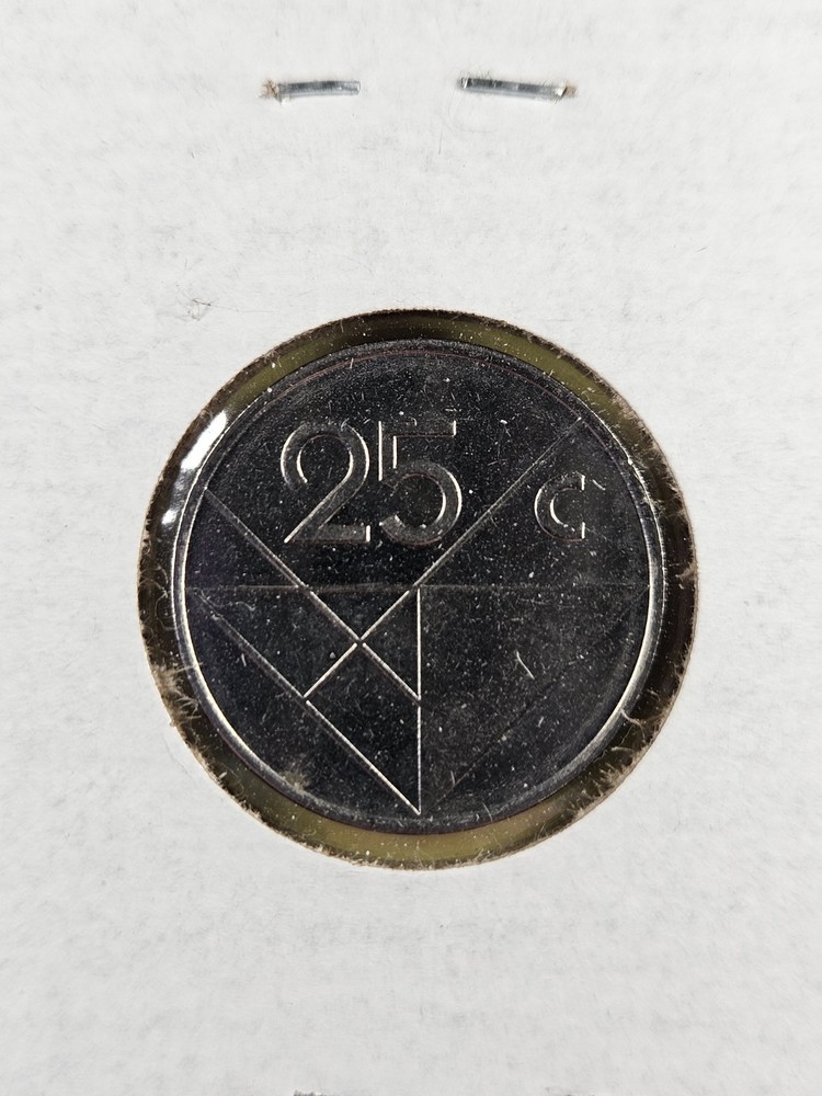 COINS - ARUBA - 25 CENTS 2001