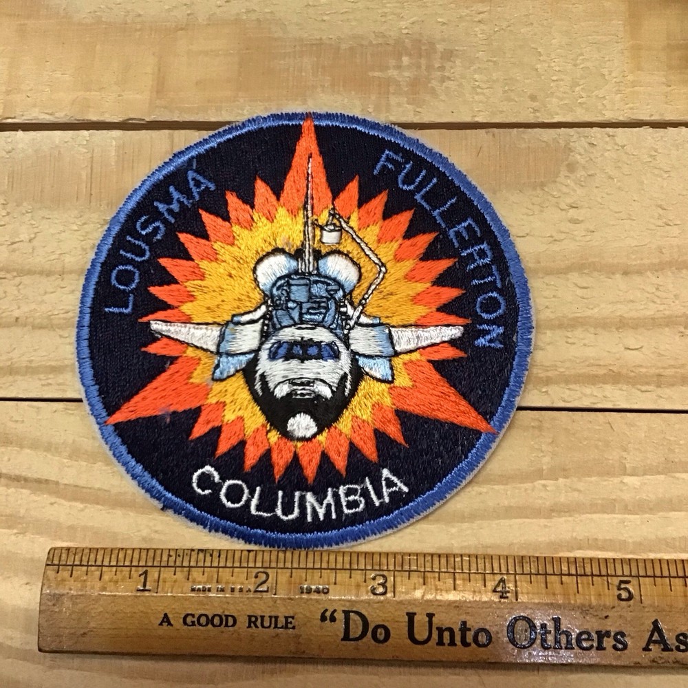 NASA Embroidered PATCH Space Shuttle Columbia STS-3