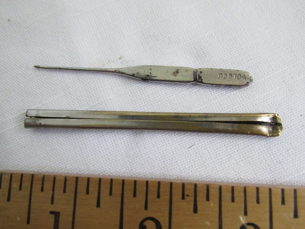 Vintage Crochet hook/needle Shrimptons Eclipse - dated 1911