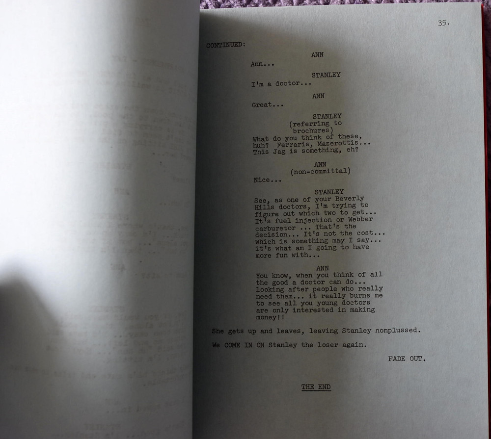 1969 " Dr. Livingstone, I Presume " Pilot Original Final Draft Screenplay Script