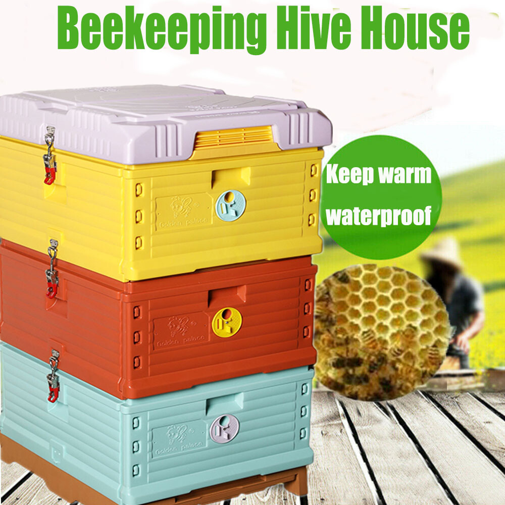 3 Layer Bee hive Plastic Insulated Beehives Waterproof Thermo Beekeeping Boxes