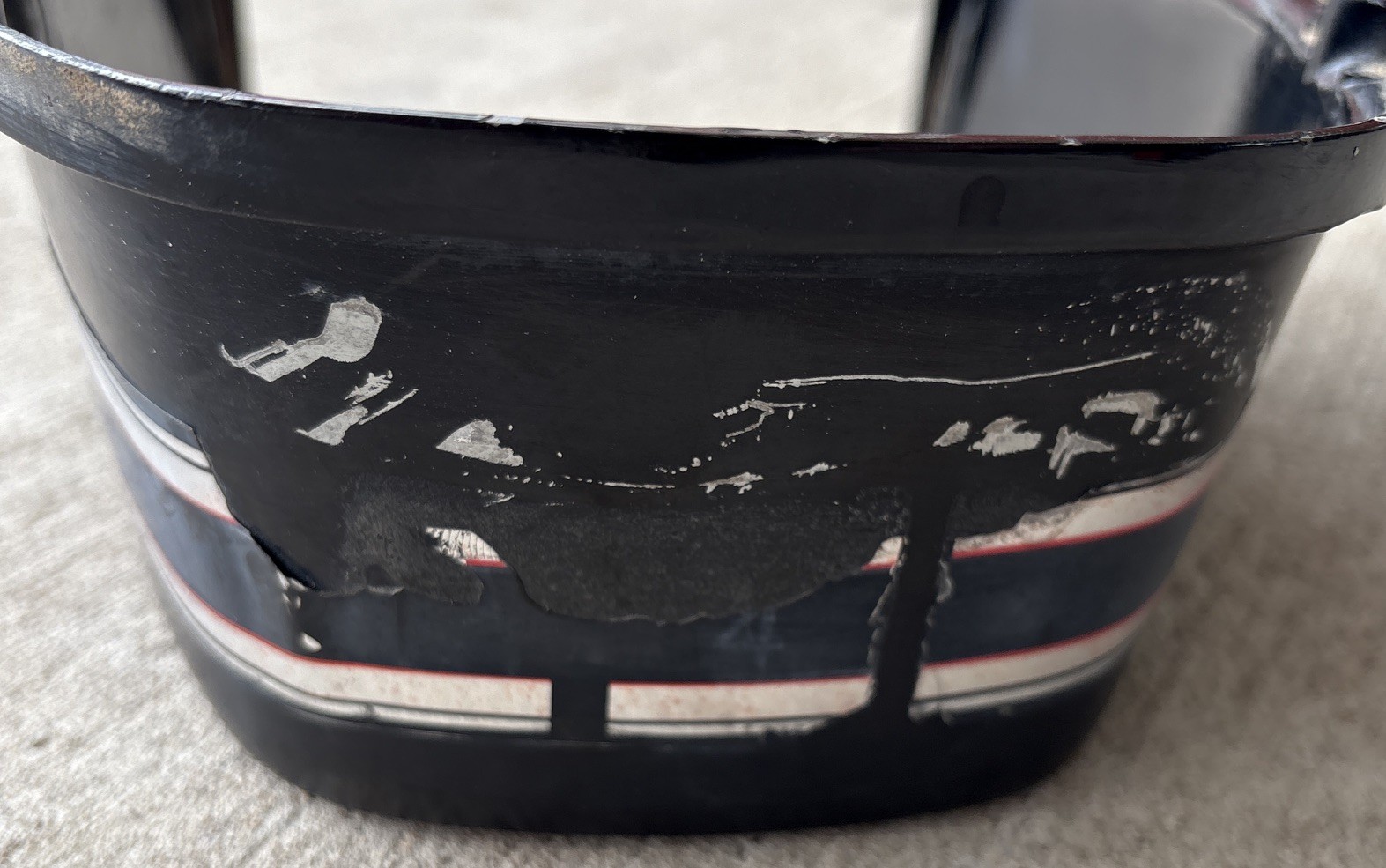 1971 Mercury Outboard Engine Motor Lower Midsection Decal Emblem Cover