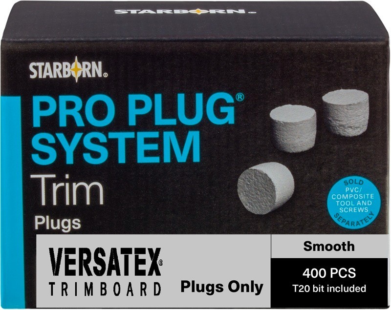 Pro Plug System for Versatex Smooth Trim, 400 Plugs
