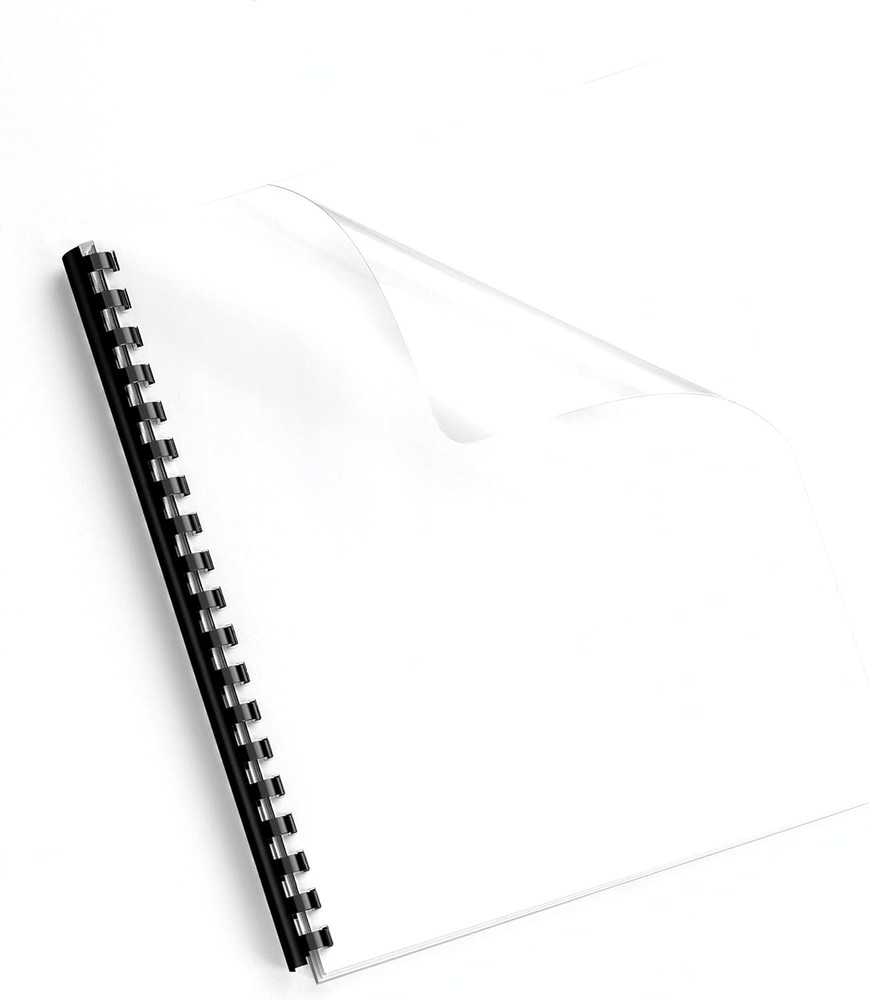 52089 Binding Presentation Covers, 8Mil, Letter, 100 Pack, Clear