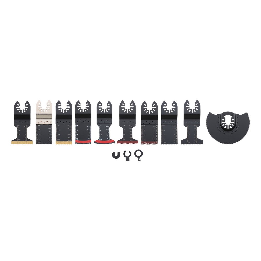 30 Pieces Universal Titanium Oscillating Saw Blades Quick Release Multi Tool Kit