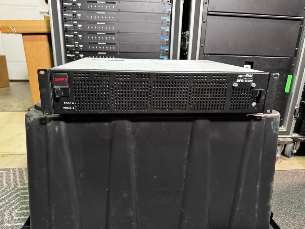 Ross DFR-8321 OpenGear 2RU Rack Module Frame Empty, No Cards, for BMD, Decimator