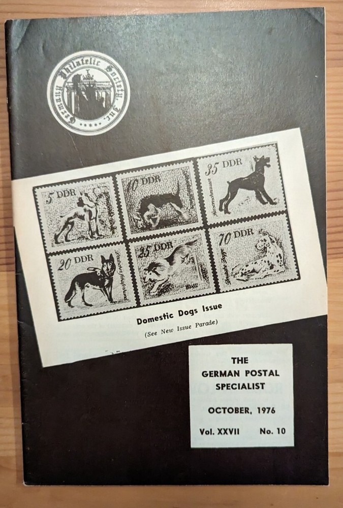 German Postal Specialist Oct 1976 British Military Mail Silbermann Church Organs