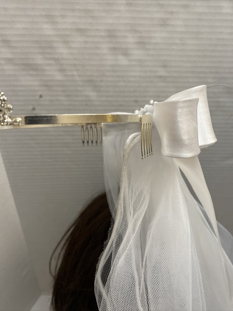 First Holy Communion Vail with purse Vail crown new