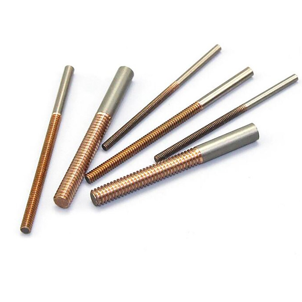 Solid Carbide Copper Threaded Electrode M3 M4 M5 M6 M8 M10 for Spark Discharge