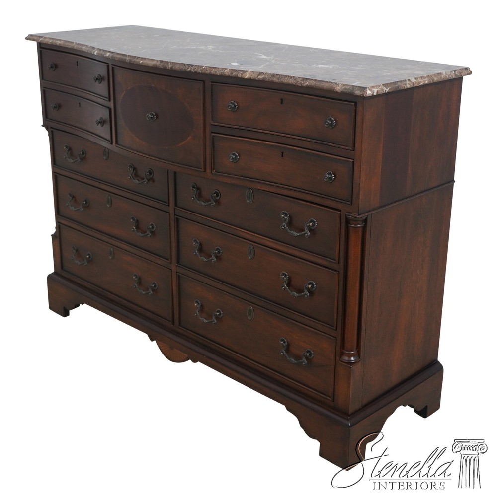 F65537EC: DREXEL Covington Park Marble Top Sideboard