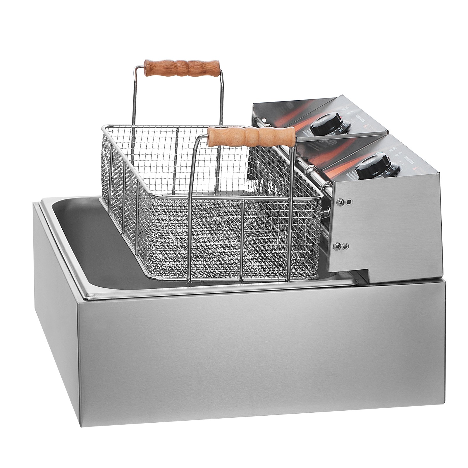 VEVOR Commercial Electric Deep Fryer Countertop Deep Fryer 3000W 18Qt / 17L