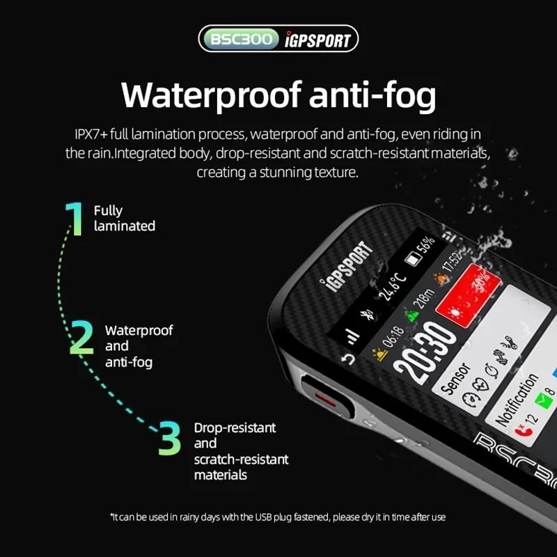 IGPSPORT BSC300 GPS Bicycle Computer Waterproof IGS Wireless Speed Meter/ Sensor