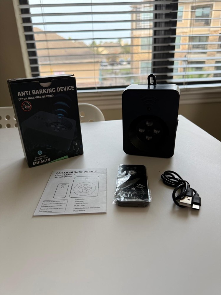 Ultimate Ultrasonic Bark Control Device for Dogs - 50ft Remote & Auto Sensor Mod