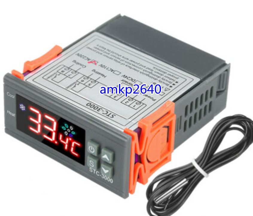 STC-3000 for Touch Digital Temperature Controller Thermostat With Sensor 12/24V
