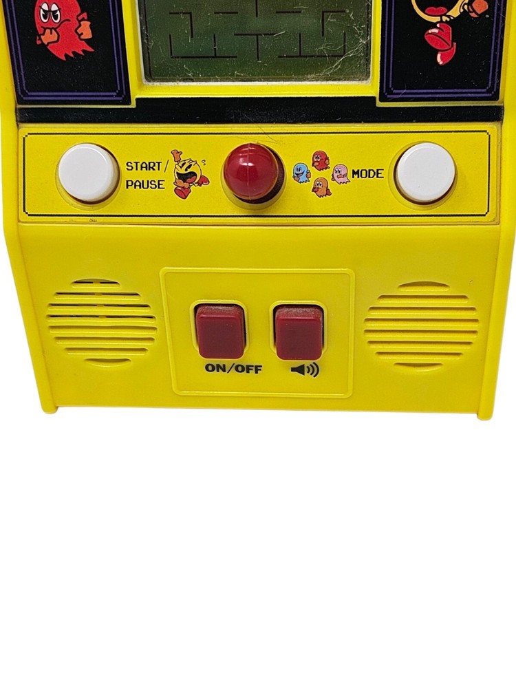 Pac-Man Mini Arcade Classic Retro Handheld Electronic Game by Basic Fun - Tested