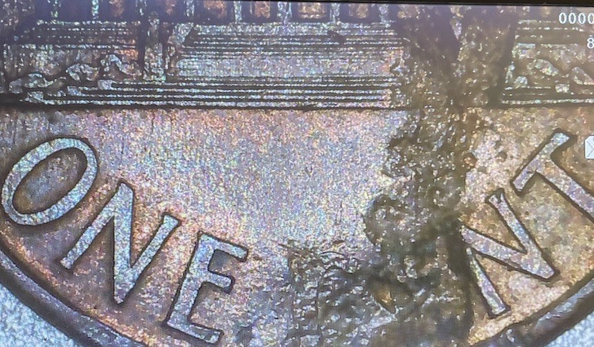 1995 D Lincoln Cent Lamination Error Front and Back