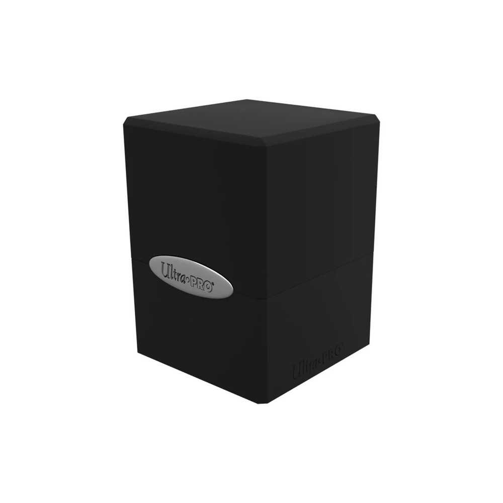 Satin Cube Jet Black