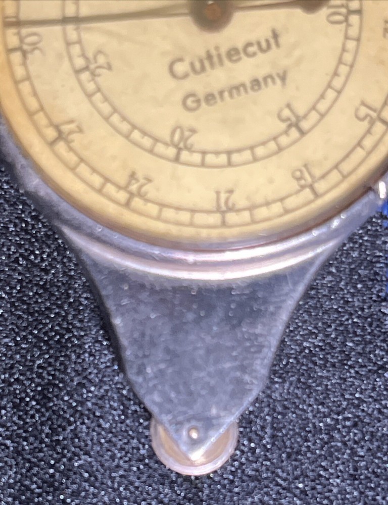 Cutiecut Germany Compass & Nautical Miles Measuring Device & Leather Case