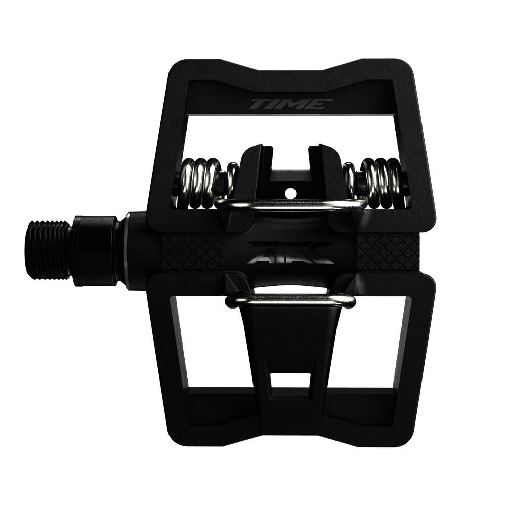 Time Link Pedals - Single Sided Clipless with Platform, Aluminum, 9/16", Black,