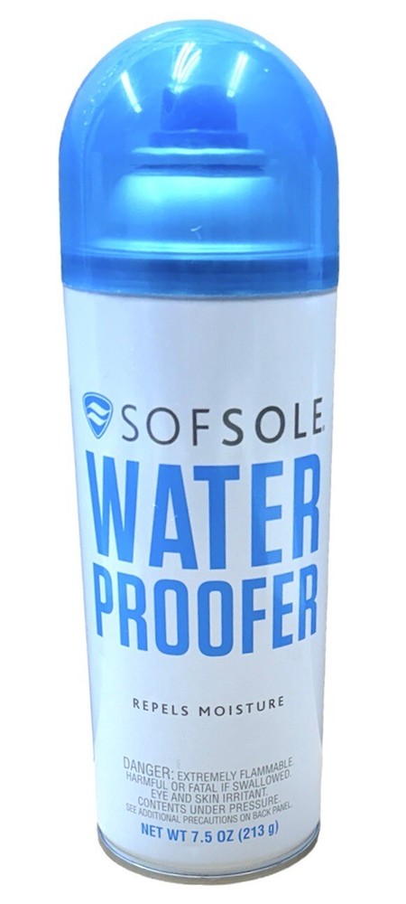 Large Bottle SofSole 7.5 oz Water Proofer Repels Moisture.