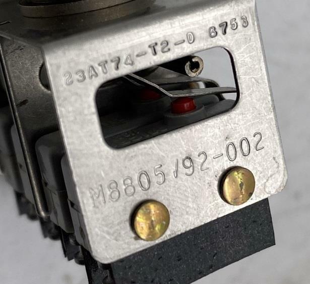 Honeywell Micro Switch 23AT Toggle Switch Locking 2 Position 23AT74-T2-D