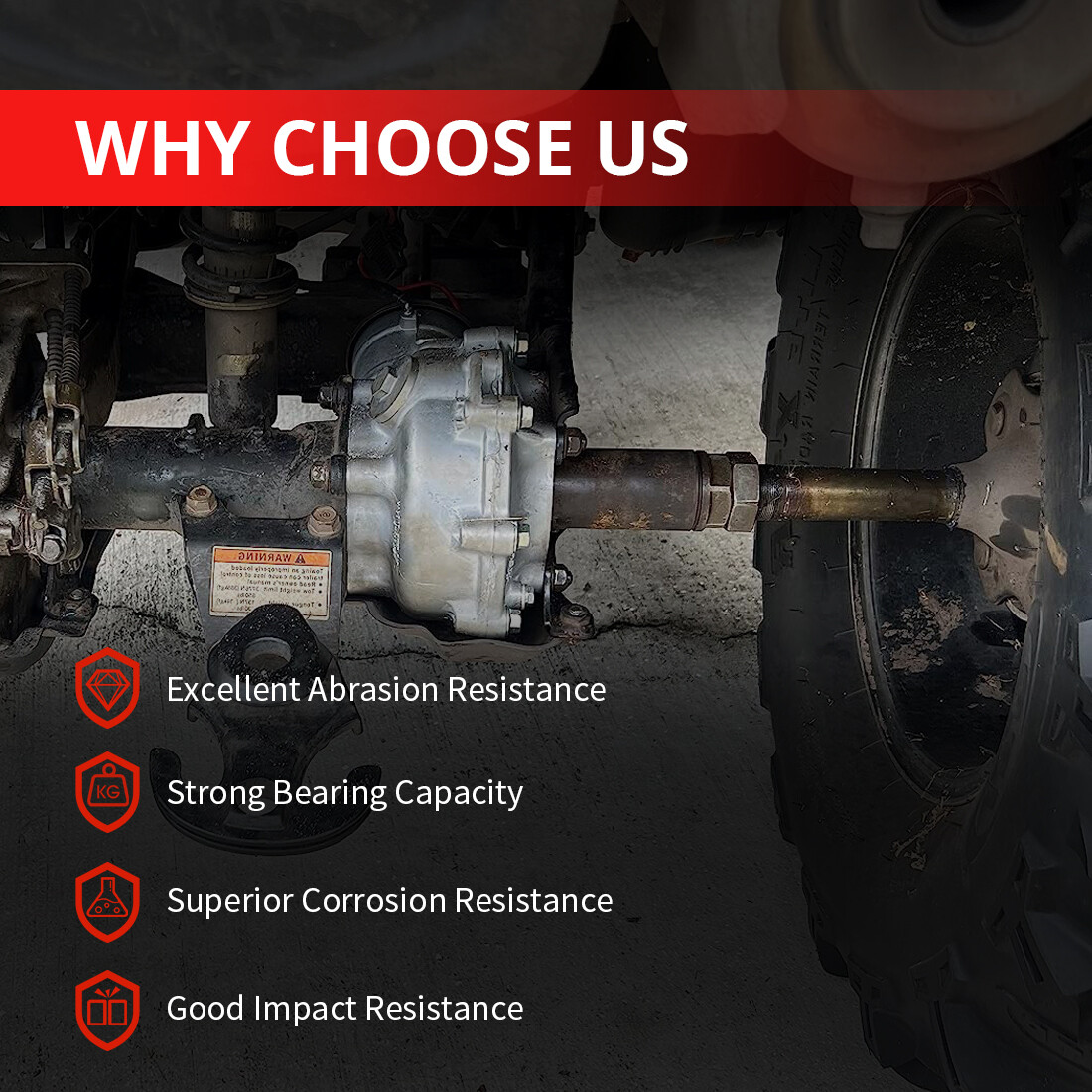 Rear Axle Shaft For Honda TRX 420 500 520 Foreman Rancher 42311-HR3-A20 14-23