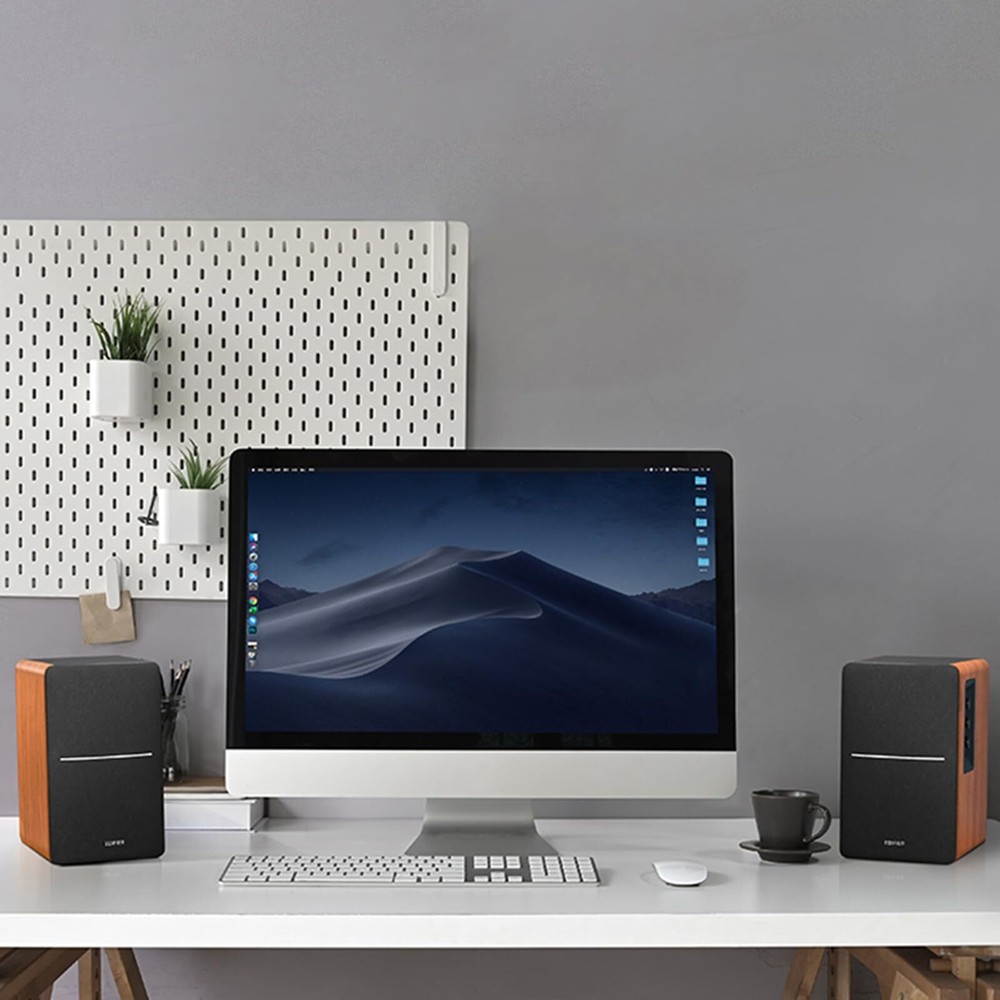 Edifier R1280DB Wireless Bookshelf Speakers Bluetooth Remote and Knobs Control