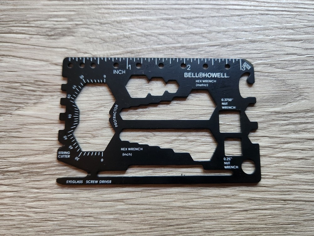 Bell & Howell Multi Tool Hex Wrench Opener Cutter Screwdriver...