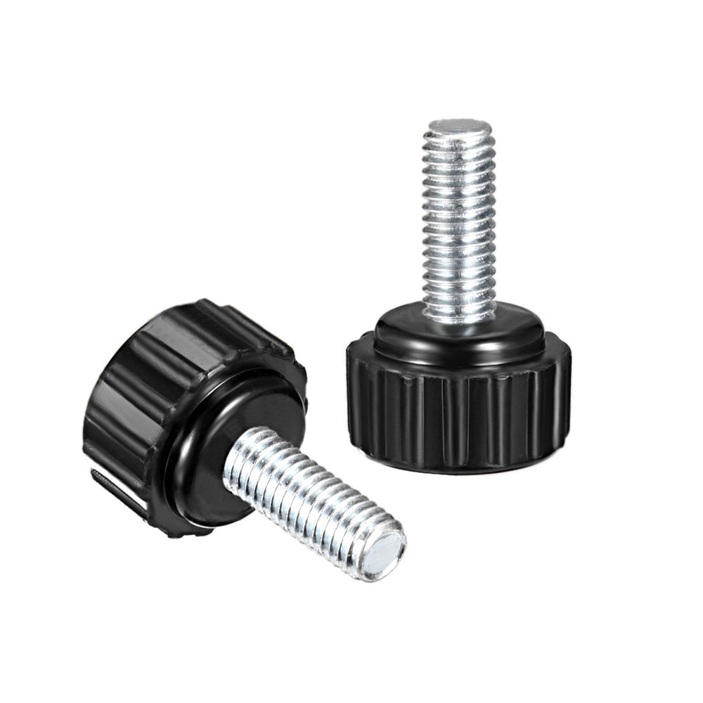 M5 x 15mm Male Thread Knurled Locking Knobs 15pcs