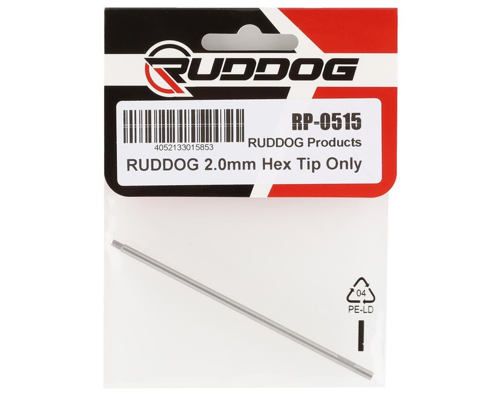 Ruddog Hex Driver Replacement Tip (2.0mm) [RDGRP-0515]