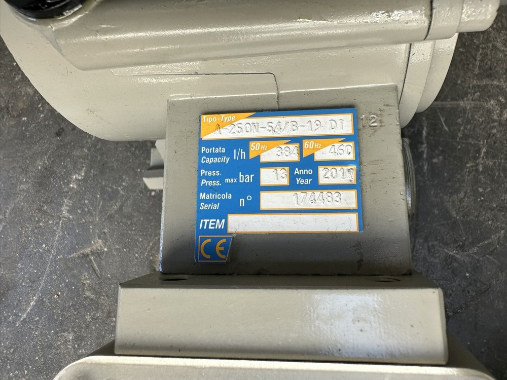 Spring return dosing pump 0,75KW 384 l/h 50hz