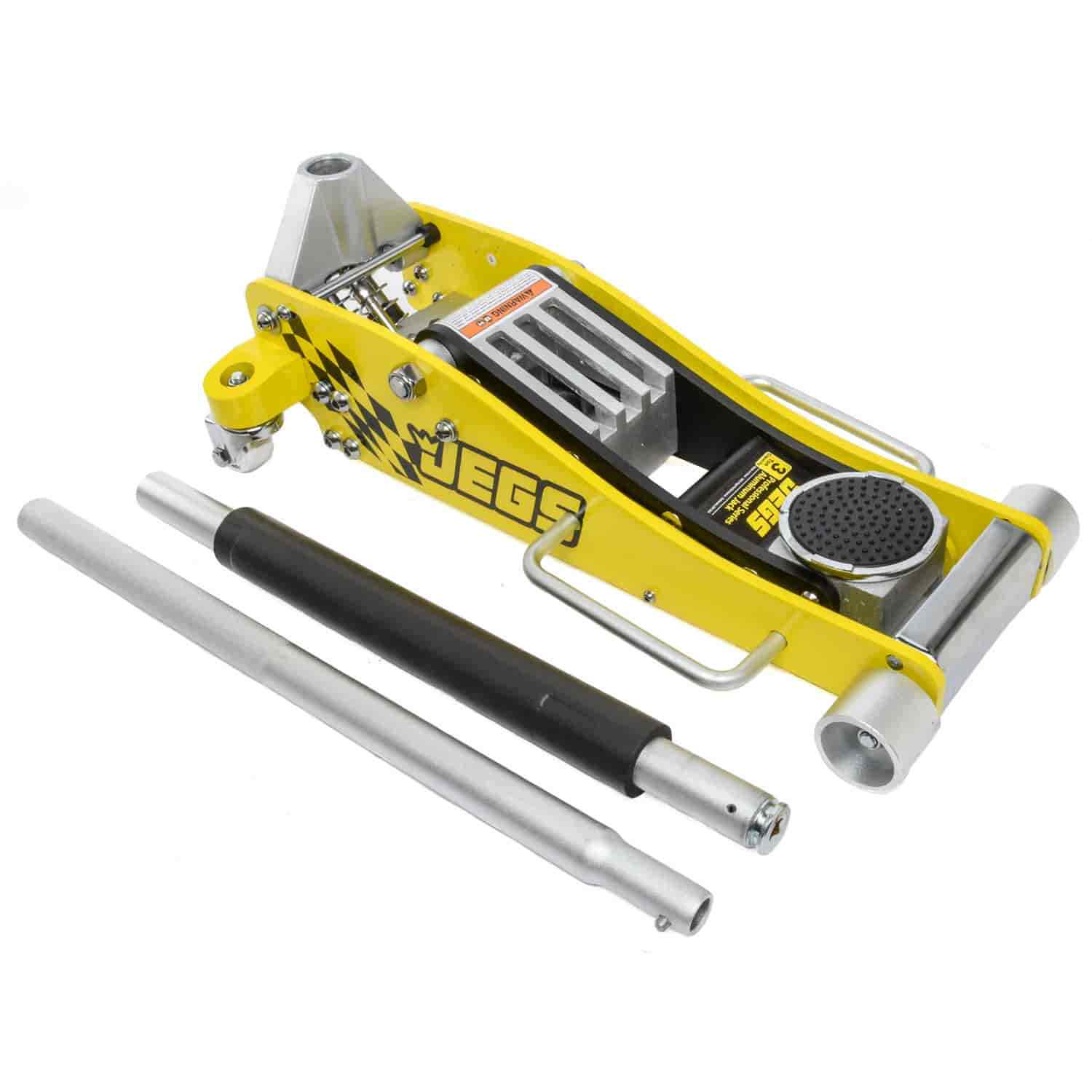 JEGS 80077 3 Ton Professional Low-Profile Aluminum Floor Jack