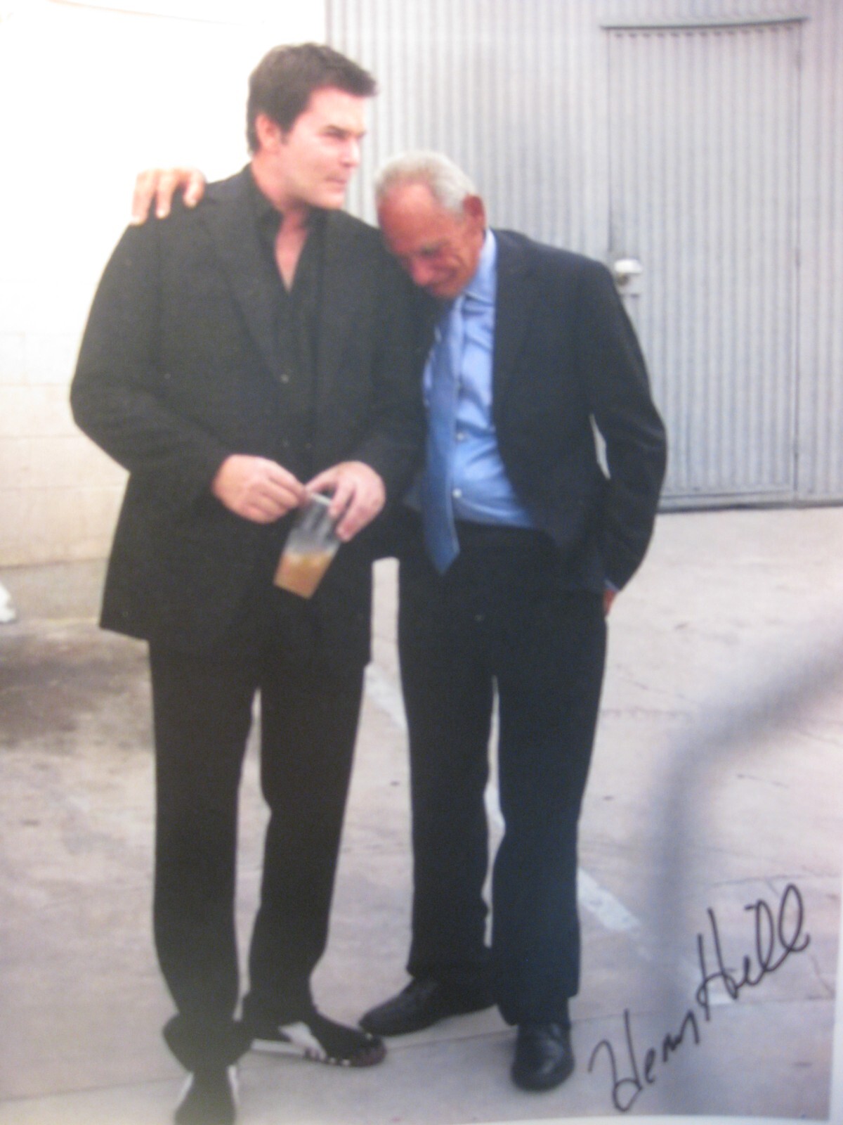 HENRY HILL GOODFELLA SIGNED VINTAGE UP GIRL NUDIE CARD GREAT GIFT