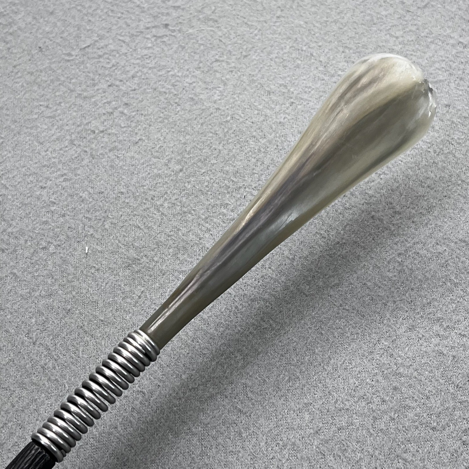 Antique Victorian Horn Boot Jack Gentleman Valet Equestrian Estate Tool 19"