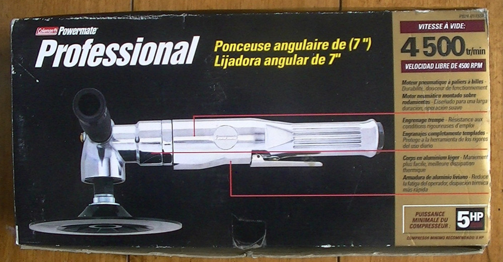 Colman Powermate Professional 7" Angle Sander