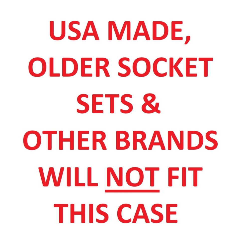 USED EMPTY CRAFTSMAN 230 PIECE SOCKET WRENCH BIT CASE *EMPTY CASE* 99920