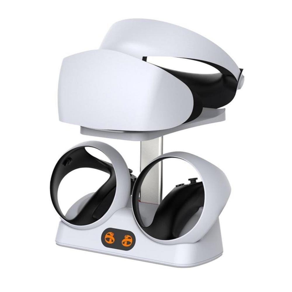Charging Station Stand Headset Display Rack for Playstation VR2 Controllers Dock