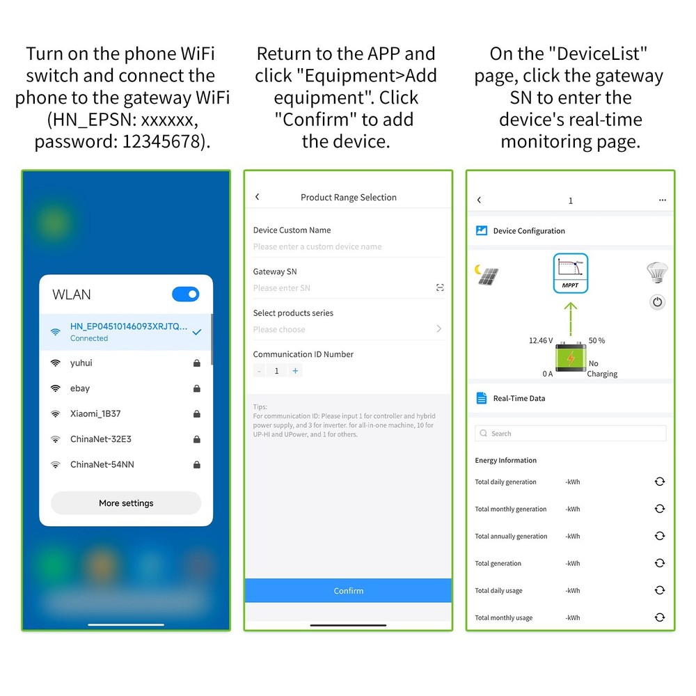 EPEVER WiFi Adapter Accessories for MPPT Solar Charge Controller