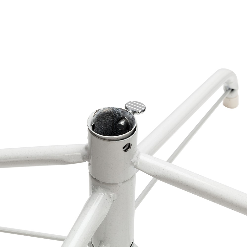 8ft Flocking Tied Light Christmas Tree